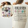 Jane Austen Regency Tour T-Shirt: Pride and Prejudice Bookish Clothing