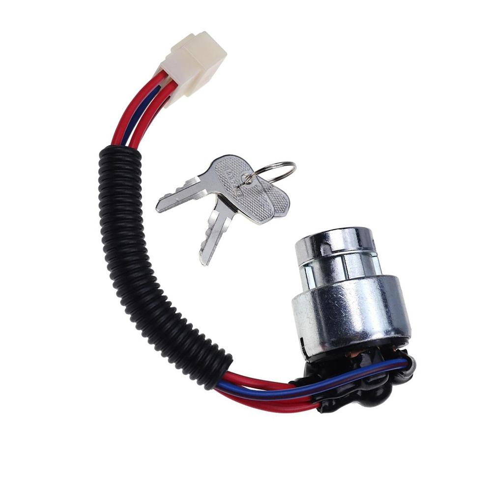 Ignition Switch for Kubota L Tractors Series L2050 L2250 L2350 L2500 L2550 L2600 L2800 L2850 with Metal Material