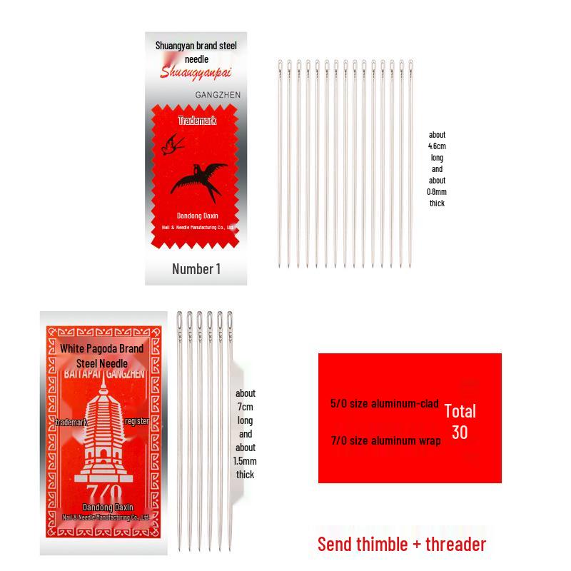 Steel Hand Sewing Needle for Embroidery and Clothes