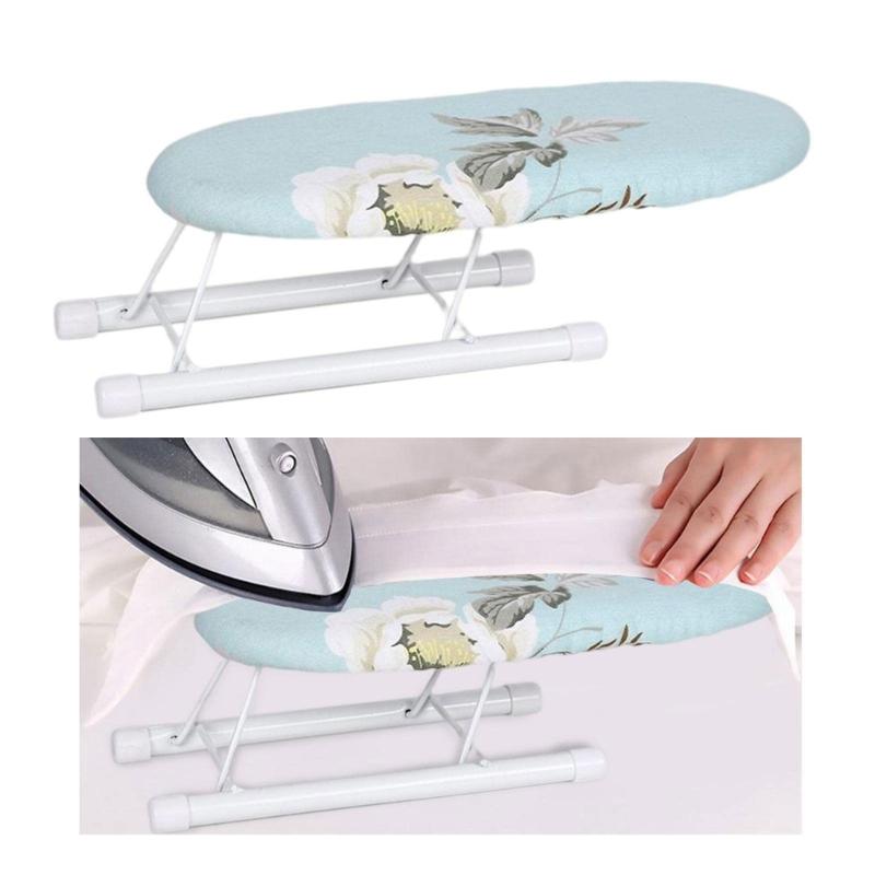 Foldable Ironing Board Lightweight Easy To Carry for Quick Touch On Shirts and Sleeves Cuffs, Neckline for Laundry