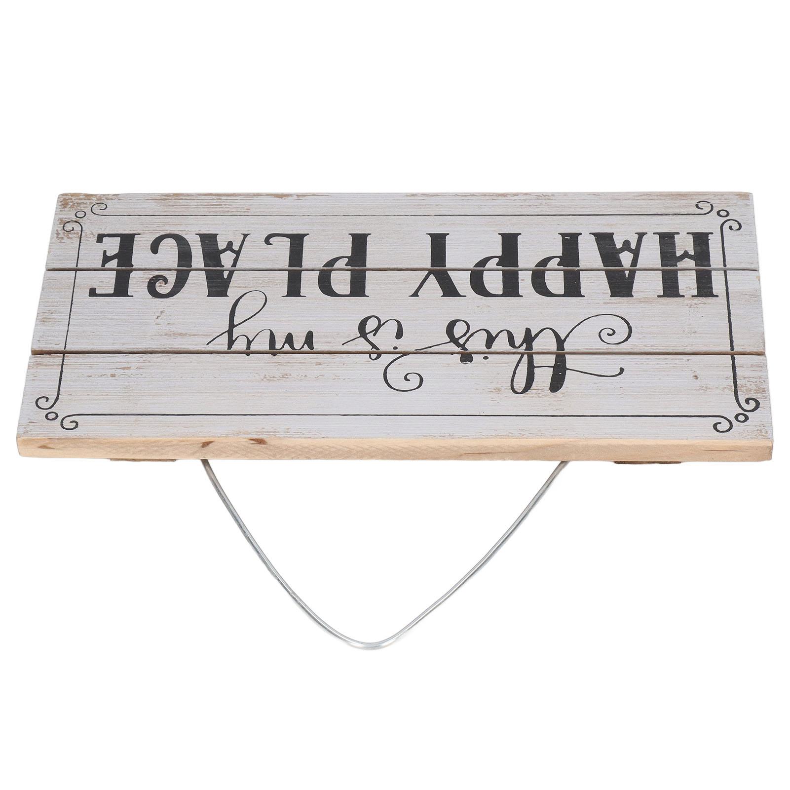 

Декоративный деревянный знак, водонепроницаемый настольный знак, подвесное украшение с счастливым местом для