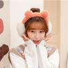 Design Solid Color Frog Bear Ear Women Ear Muff Korean Style  Ear-flap Children Ear Cover Plush