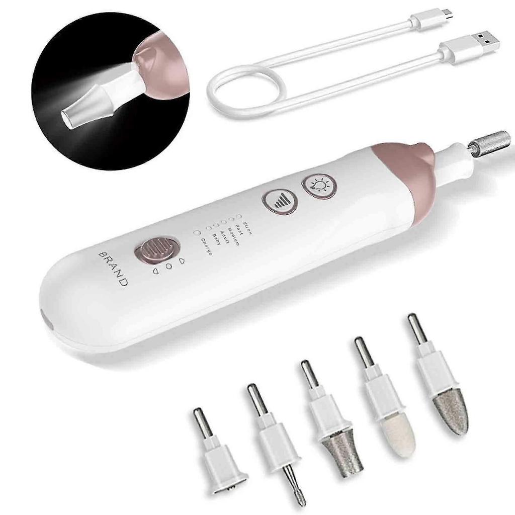 Eletorot Electric Nail File Set, 8 In 1 Professional Manicure And Pedicure Kit, Cordless Pedicure Tools For Feet Less