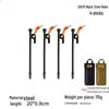 HCNRC Camping Tent Ground Pegs & Wind Ropes Set