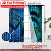 2D Flat Printing  2pcs NeonGamerSetup Chic Light Filtering Curtains Versatile 100% Polyester Curtains Home Decor Use for Room