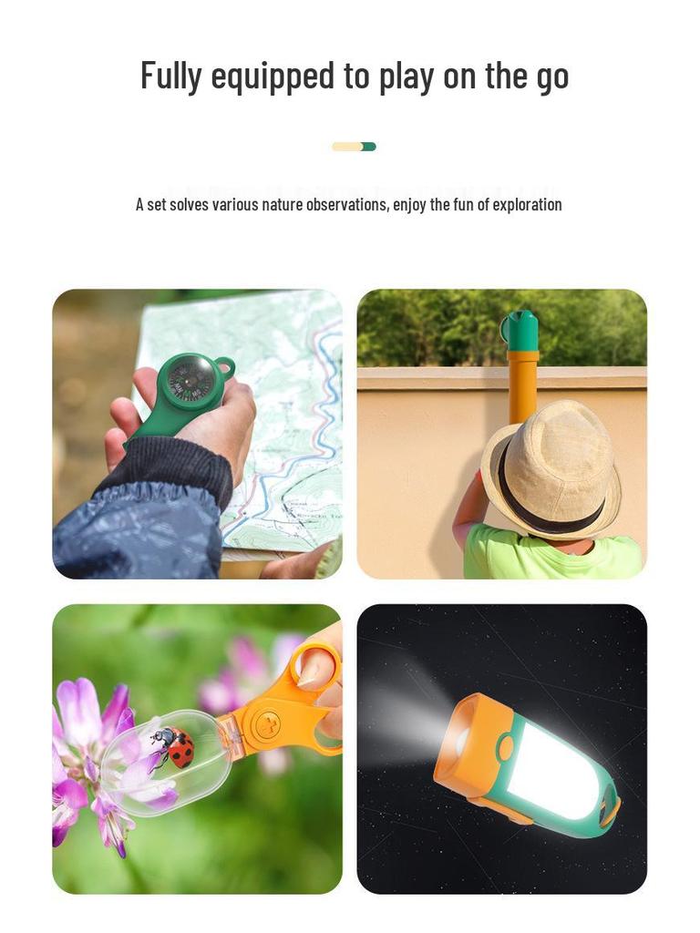 Science Experiment Kit: Insect Observation Box with Magnifying Glass & Animal Catcher