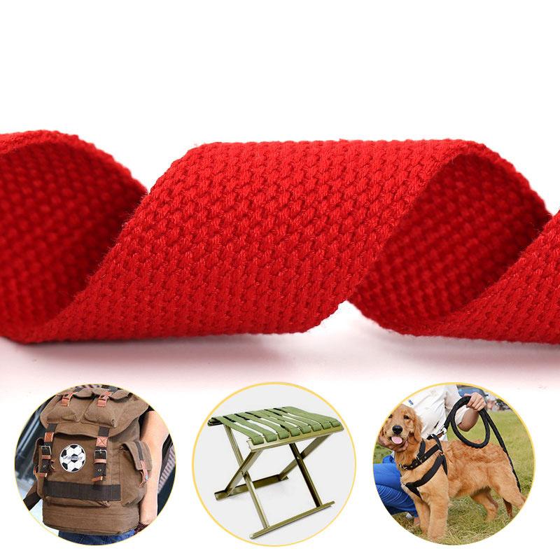 2.5cm Wide X 10m Webbing - Heavy-Duty Woven Fabric, Ideal for DIY Tote Bag Handles, Straps & Craft Decorations | Durable