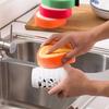1PS Scouring Pad Sponge Dish Fruit Shape Thicken Microfiber Kitchen Cleaning Cloths Washing Dishes