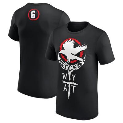 Streetwear 2024 Lato Męski Czarny z Nadrukiem Zdjęcie Grupowe Wyatt Sicks Bawełniany Uliczny Sportowy Duży Rozmiar Klasyczny T-shirt Top Bokserski