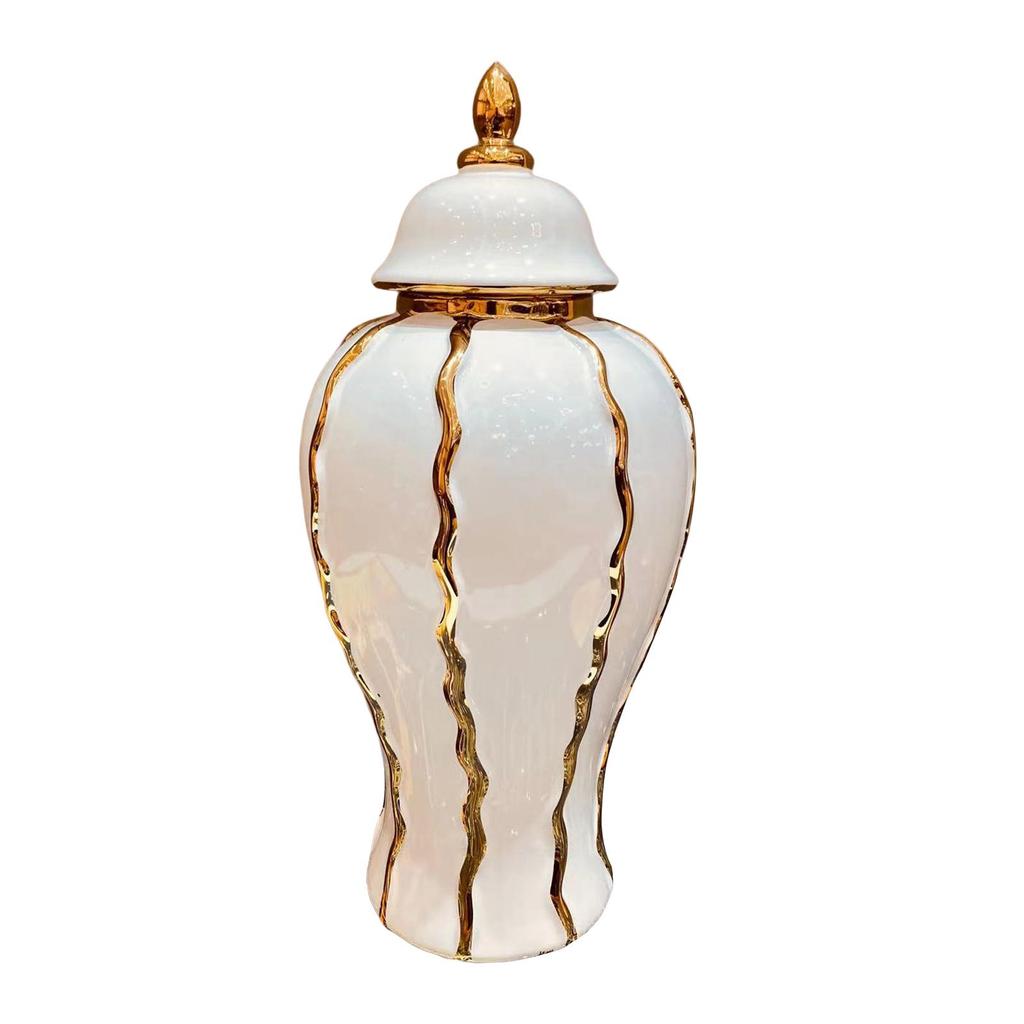 Ceramic Jar with Lid - Elegant Home Storage Solution