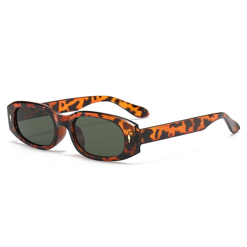 

Small Rectangle Sunglasses Women Retro Candy Color Shades UV400 Men Trending Rivets Sun Glasses