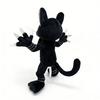 Yousheng Forest Black Cat Plush Toy Cute Stuffed Animal for Kids Adults Huggable Doll with Expressive Pose Home Decor Photography