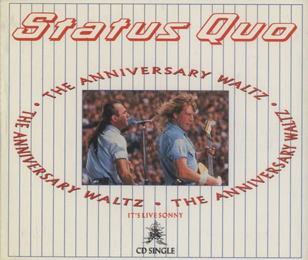 

CD STATUS QUO - Юбилейный вальс (Одинарный CD) QUOCD28 UK Рок Б/У