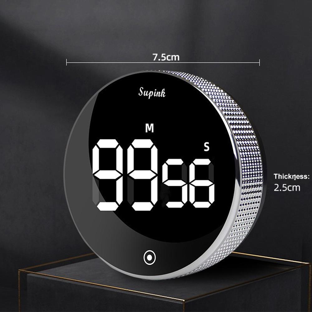 Digital Magnetic Countdown Countup Timer Time Stopwatch Alarm Cooking Remind Alarm Clock for Classroom Cooking Baking Teaching