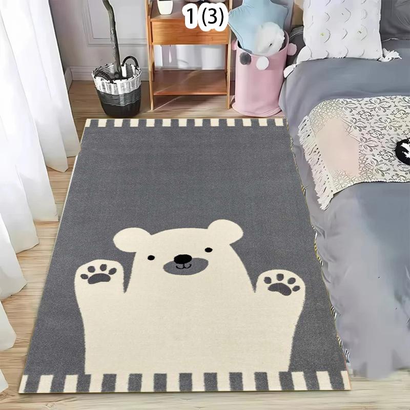 

Kids Cartoon Animal Pattern Area Carpet Mat Rug Home Decoration Non Slip Bedroom Floor Rug Living Room Decoration 40X60cm