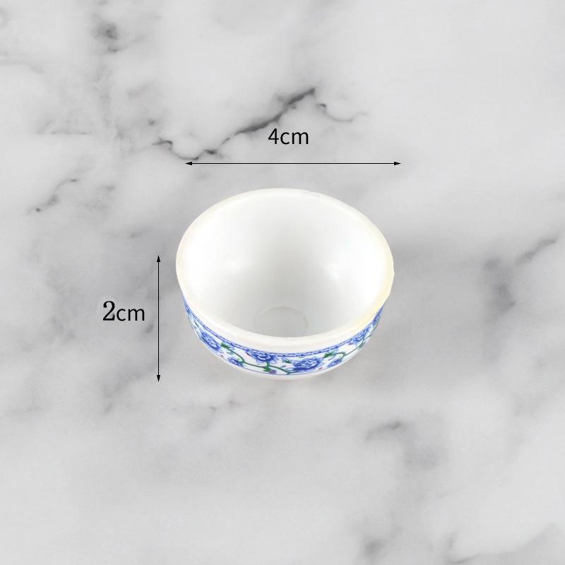 Dollhouse Kitchen Dinnerware Model Simulated Food Toys Bowl Plate Spoon Pot Playing House Miniature Cookware Doll Accessories