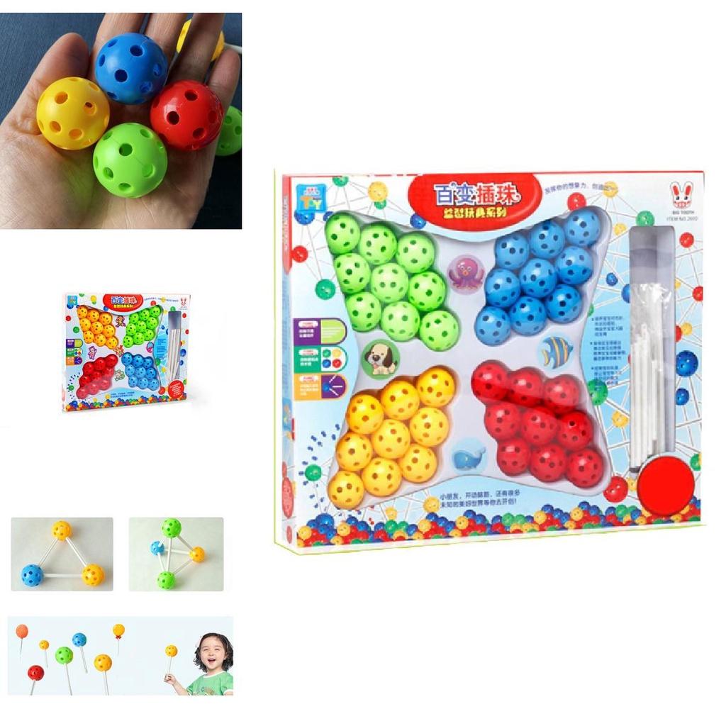 Colorful Plastic Puzzle Blocks For Kids Develop Coordination Skills