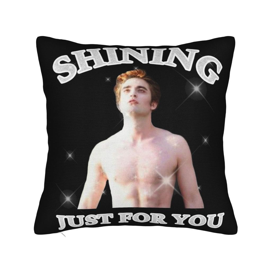 Funny Edward Cullen Jacob Twilight Pillow Cover Comfy Cushion Cover Morden Pillow Case For Living Room Sofa