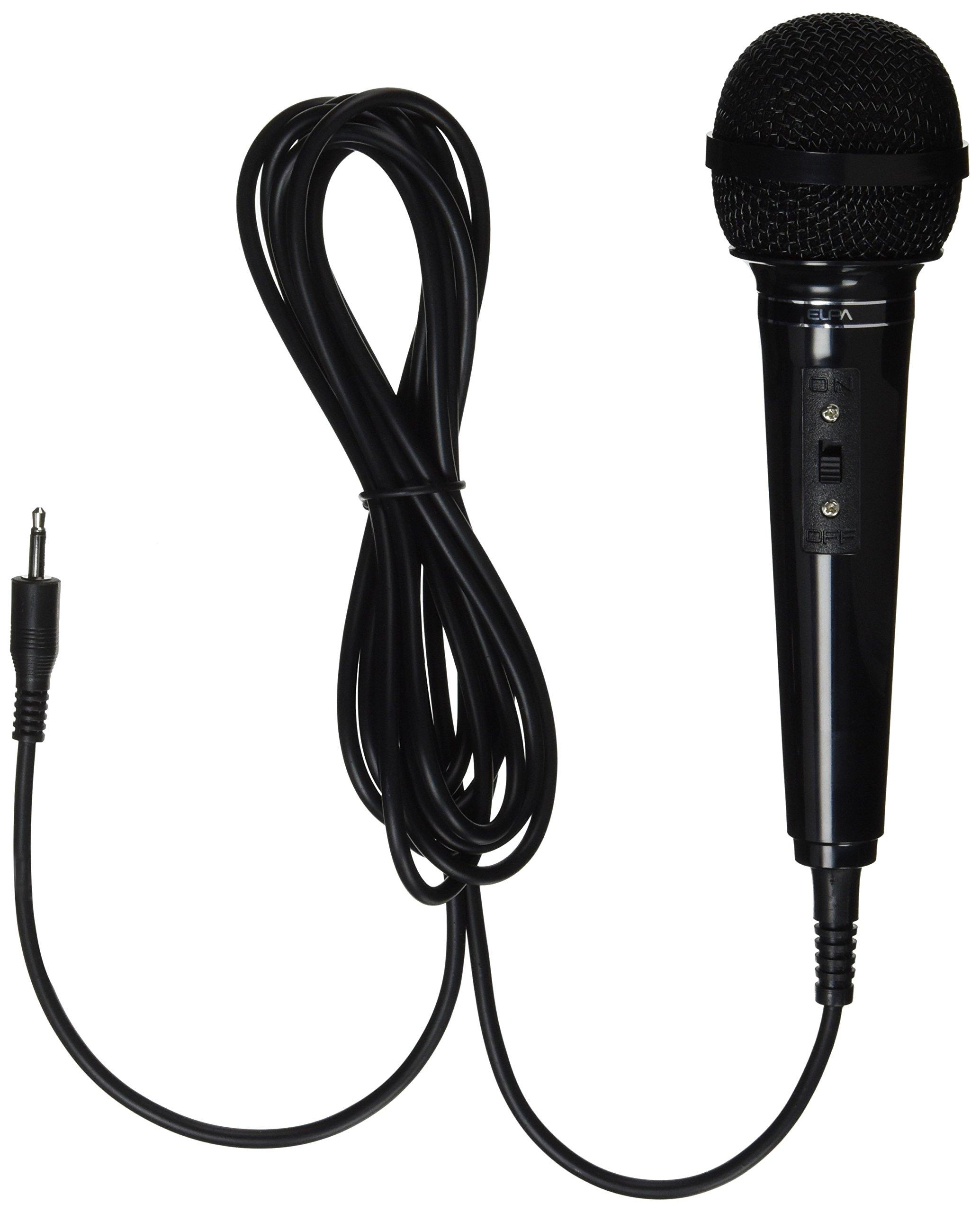 

ELPA UD-315(BK) Динамический ПК-микрофон, однонаправленный, прибл.. Дальность 3 м, 100-10 000 Гц, Черный