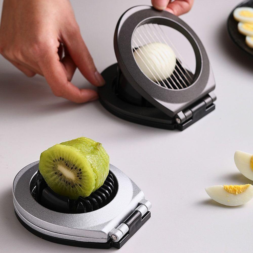 Aluminium Zinc Zinc Alloy Strawberry Slicer Stainless Steel Wire Egg Cutter Egg Slicer  for Hard Boiled Eggs