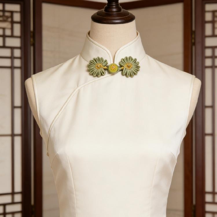 Squisito Bottone Nodo Orientale Fatto a Mano Bottoni da Cucito in Tessuto Chiusure Per Cheongsam Abiti da Sposa Cucito Artigianato