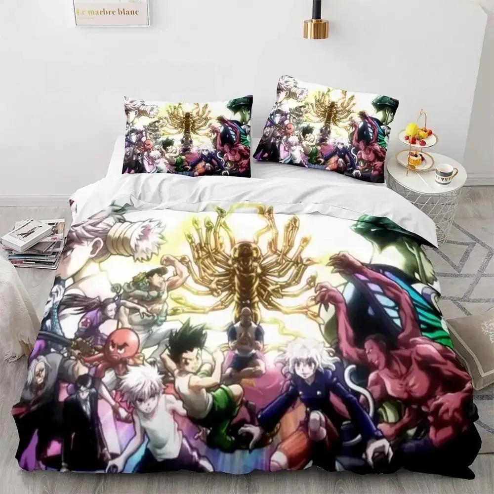 Comforter New 3D Print Home Textiles Hunter×Hunter Bedding Set Single Twin Full Queen King Size Bed Set Adult Kid Bedroom S