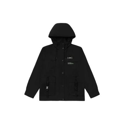 Multi-Pocket Hooded Utility Jacket Women Outerwear Black VN0A7PZUBLK