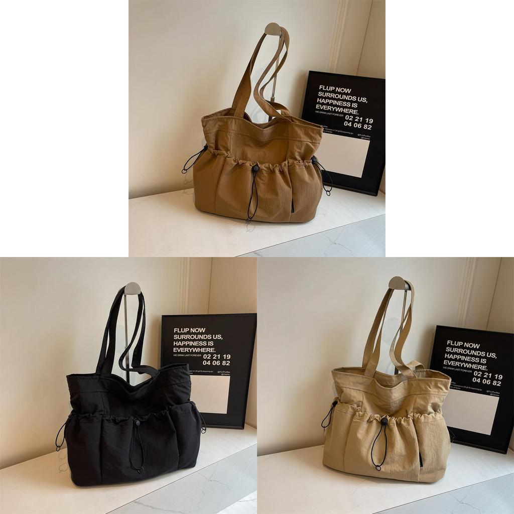 Canvas Tote Bag For Women With Zipper Closure And Inner Pouch For Daily Use