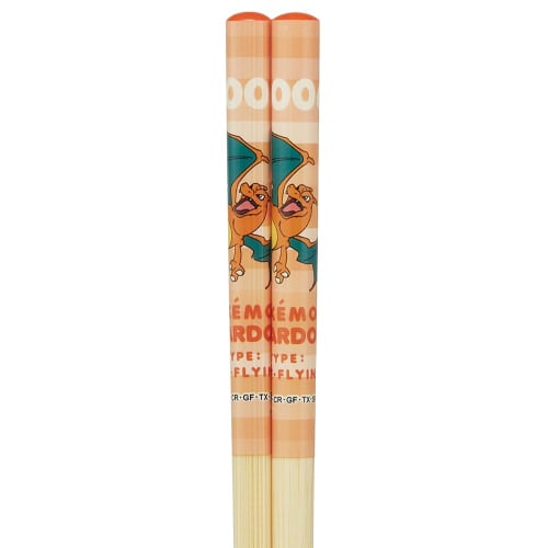 Skater Bamboo Safety Chopsticks 21cm Pokemon Charizard Chopsticks ANT4-A