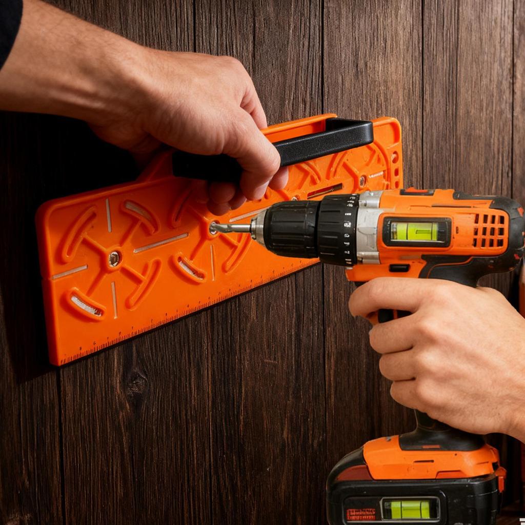 Wall Drilling Template Electrical Box Mounting Outlet Box Cutting Drilling Template For Electricians Homeowners Handymen