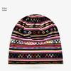 Unisex Paisley Cotton Cuffed Beanie: Spring/Summer Double Layer Stretch for Trendy Street Dance Fashion