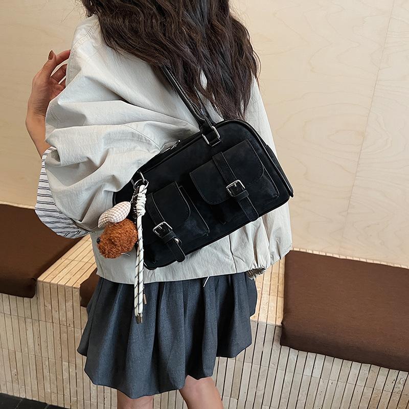 Retro Fashion Underarm Bag Women's High Sense Versatile Shoulder Bag Niche Commuter Pillow Bag