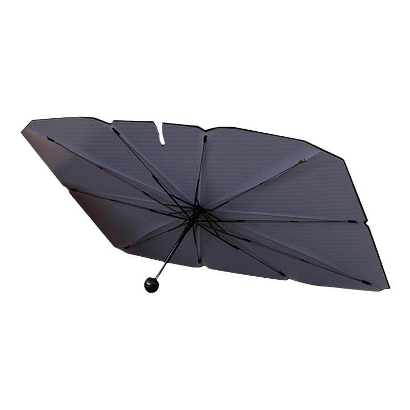 Retractable UV Protection Car Sunshade - Foldable Windshield Umbrella 