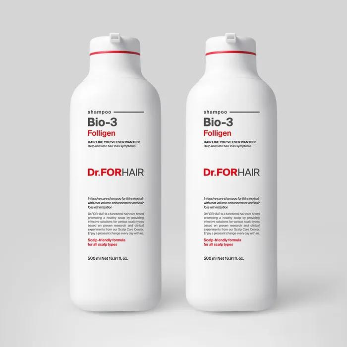 

Сокращение выпадения волос, улучшение объема у корней, шампунь Polygen Bio 3 500 млX2