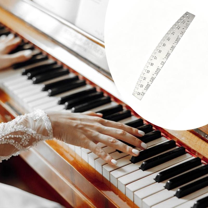 Metal Piano String Gauge High Precisions Piano Tuning Tool Portable Keyboard Instrument Calibration Tool Easy to Use