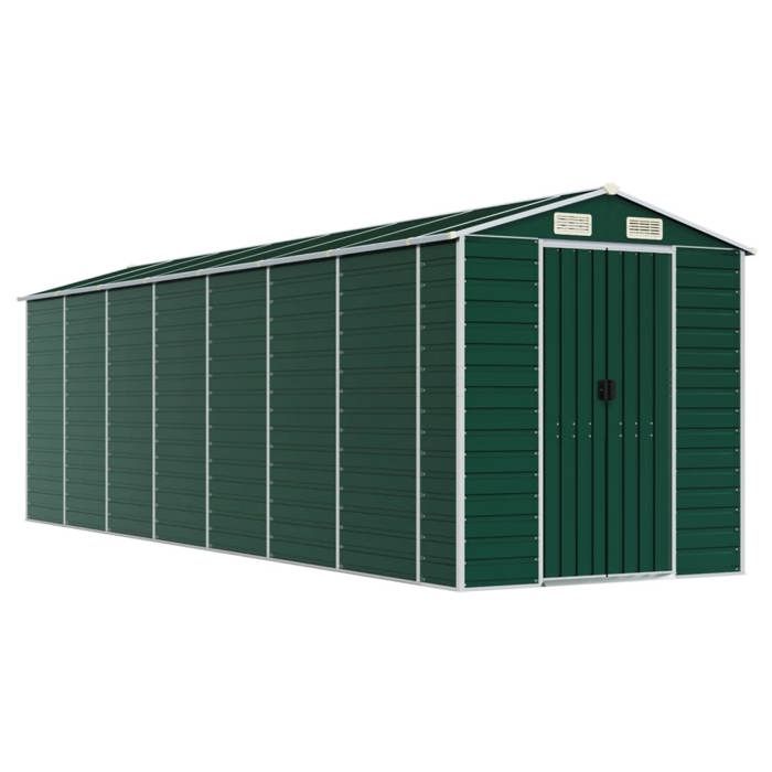 VidaXL Abri de Jardin, Cabane à Outils avec Poignées, Remise à Outils avec Toit Inclinable, Abri de Rangement Terrasse, Vert 3188237