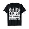 Funny Camping Outdoor T Shirt Black Vintage Washed Unisex Stretched Fashion Homme Top For Everyday Wear Versatile Slightly