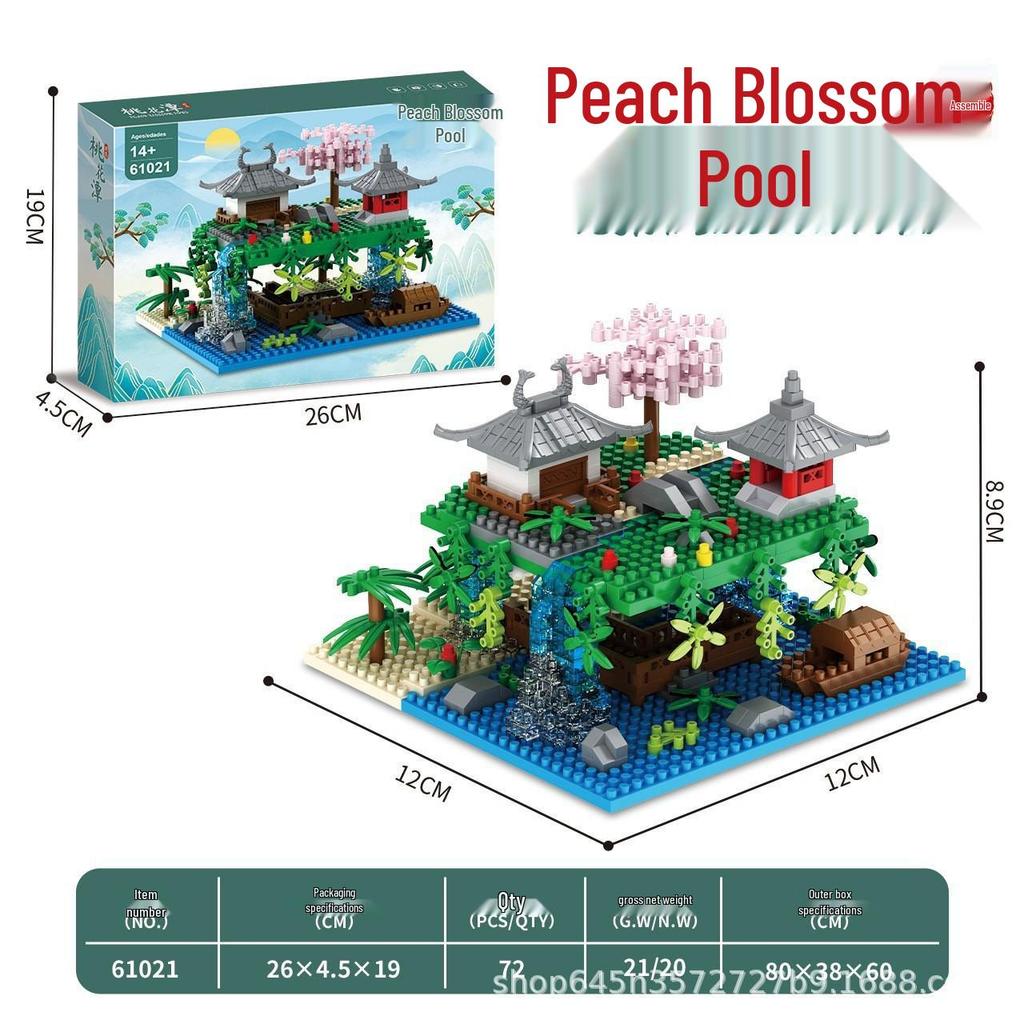Great Wall Micro-Granule Blocks: Challenging Educational Assembly Toy for Adults, Boys, and Girls