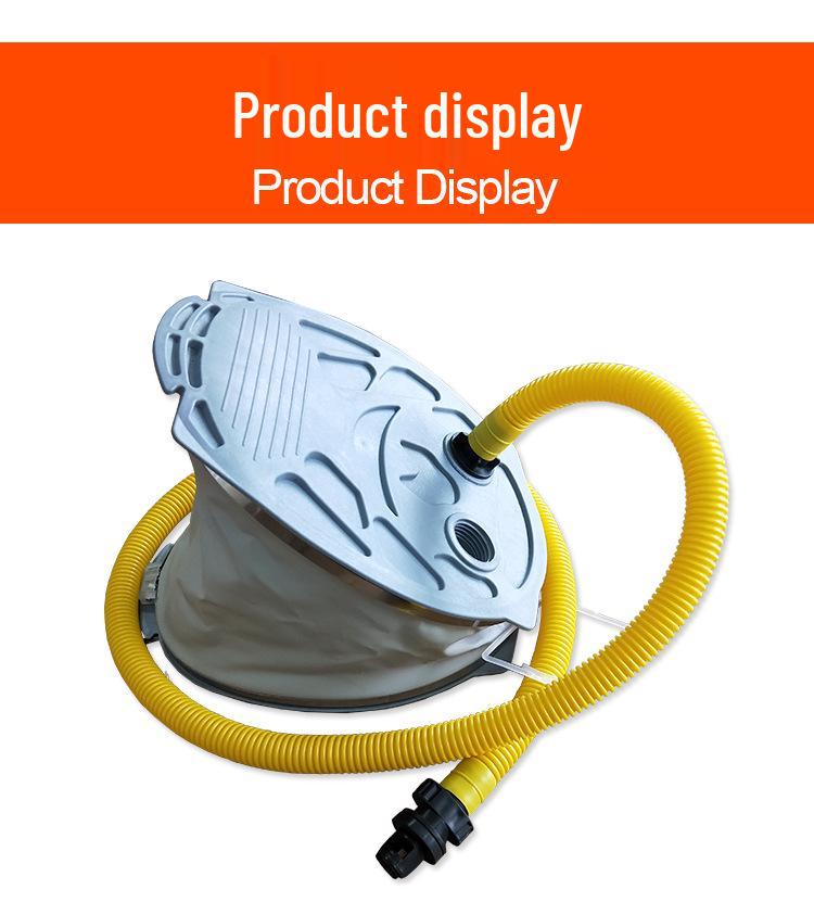 Outdoor Multi-Purpose Foot Pump for Kayaks, Air Mattresses, Pools, and Swim Rings