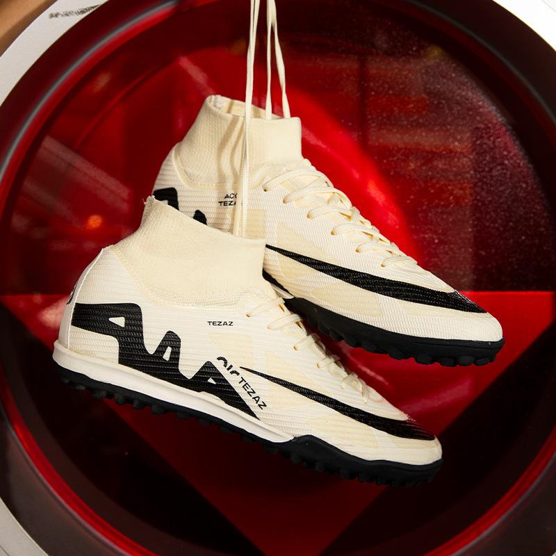 15 Scarpe da Allenamento Sportivo Speciali per Calcio High-Top con Chiodi Ag, Tessuto Fly-Weave Senza Cuciture, per Uomo e Donna