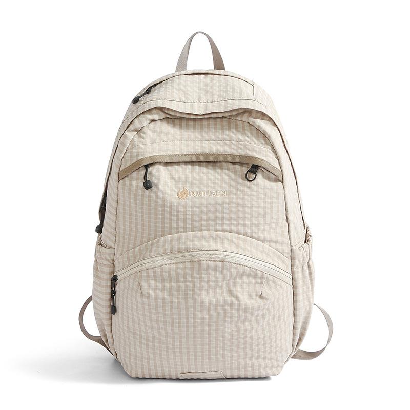 Stylish New Leisure Travel Backpack Large Capacity Simple Lightweight Backpack Campus Student Schoolbag Large Travel Bag