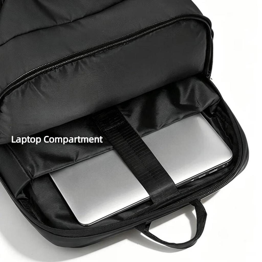 JEEP Travel Backpack, Large Capacity, Business Trip, Laptop Bag, Luggage Bag, Black