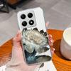 Case For Xiaomi 15T 15T Pro Adorable Astronaut Cat Anti-Fingerprint Fashion Transparent Housing For xiaomi15t 15tpro Protector