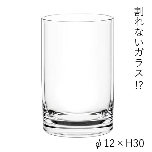 FOYER Unbreakable Vase Flower Base Polycarbonate Stylish Height 30 Cm Width 12 Cm Large 2300036