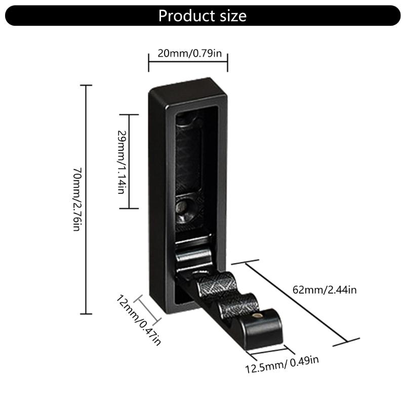 Елегантний складаний настінний гачок Висувний настінний гачок для акуратного зберігання X3UC