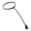Vehicle Fuel Tank Filler Gas Cap Tether Rope LR053665 LR053666 Black for Evoque Sport LR3 Replace High Quality