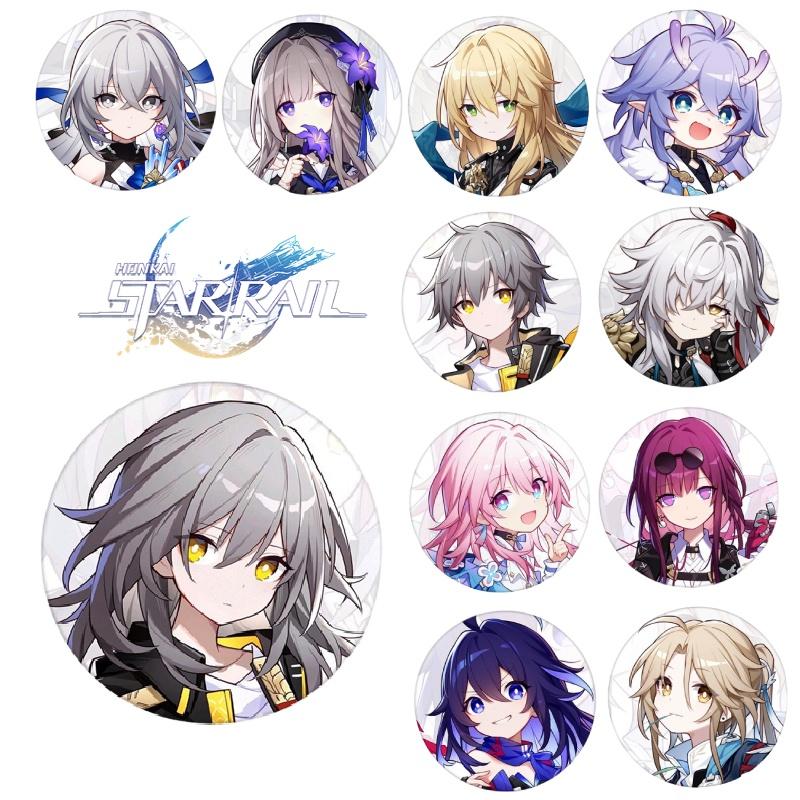 High-quality Honkai Star Rail Metal Badges Choose Your Favorite Character!