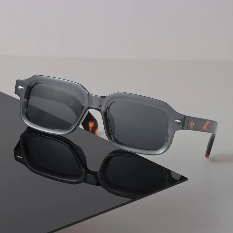 Square Sunglasses Women Men Vintage Stylish Mirror Minimalist Lens Sun Glasses Female Male Cool Personality