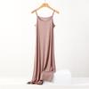 Women's Fashion Summer Spring Solid Color Print Sleeveless Suspenders Loose Waistline Casual Dresses