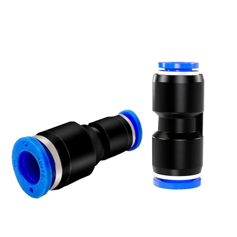 PE PG PY PW Air Connectors 4 6 8 10 12mm Pneumatic Fitting Quick Connect Tee 3Way Plastic Pipe Water Hose Tube Connector